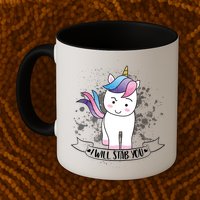 I Will Stab You Unicorn Mug