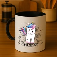 I Will Stab You Unicorn Mug
