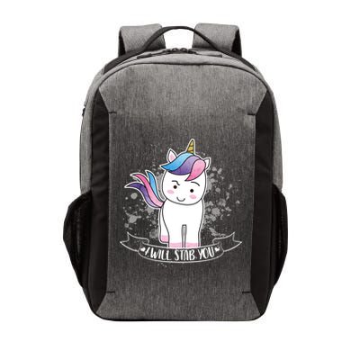 I Will Stab You Unicorn Vector Backpack