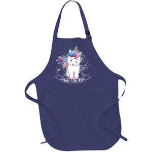 I Will Stab You Unicorn Full-Length Apron With Pockets