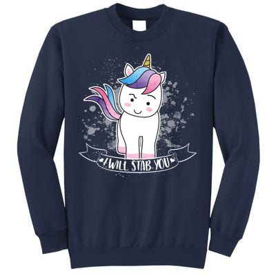 I Will Stab You Unicorn Sweatshirt