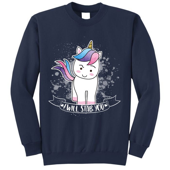 I Will Stab You Unicorn Sweatshirt