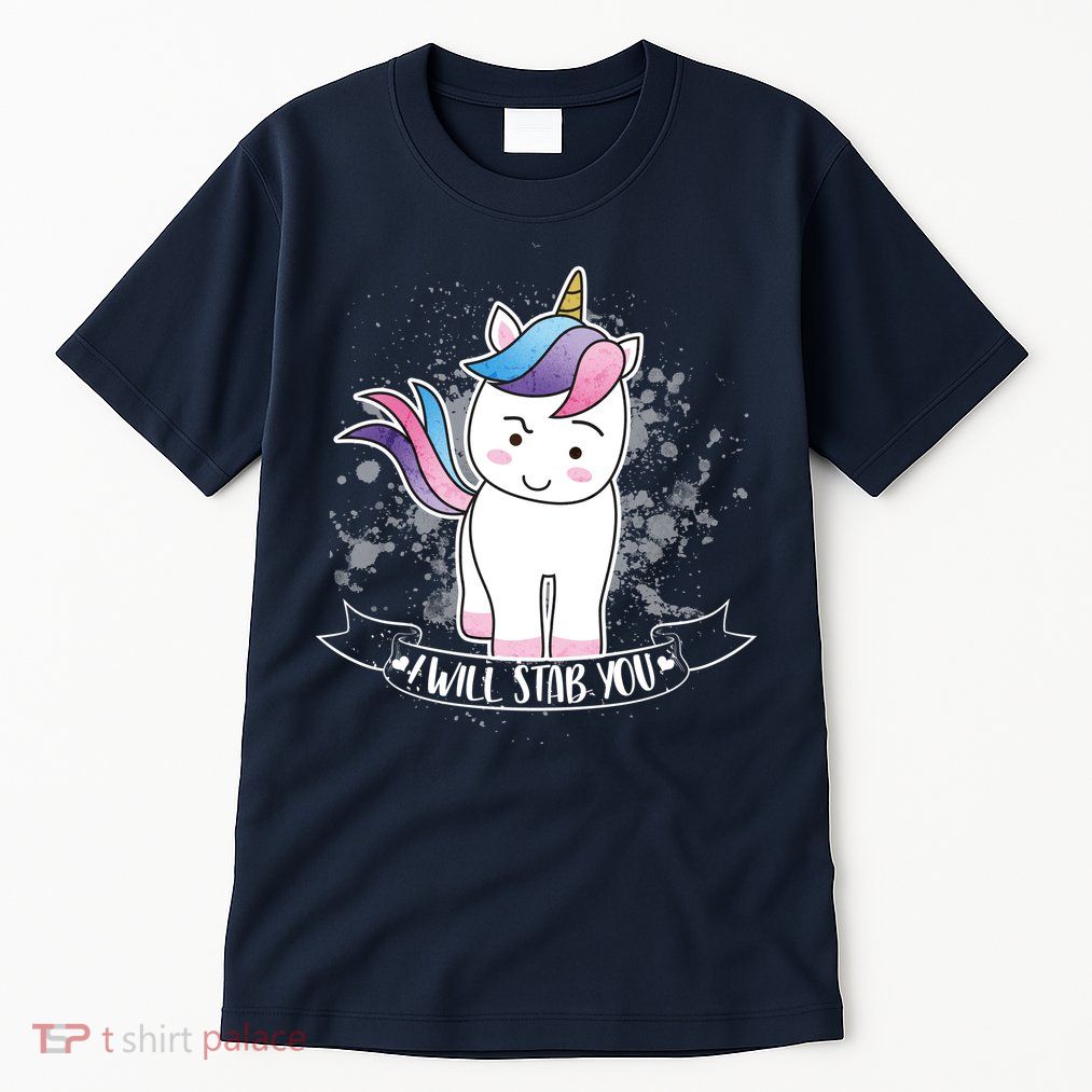 I Will Stab You Unicorn Tall T-Shirt