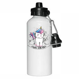 I Will Stab You Unicorn Aluminum Water Bottle