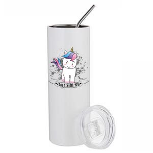 I Will Stab You Unicorn Stainless Steel Tumbler