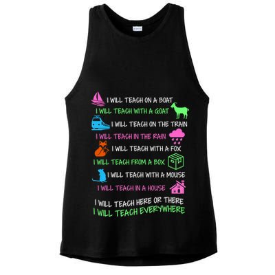 I Will Teach Everywhere Ladies PosiCharge Tri-Blend Wicking Tank