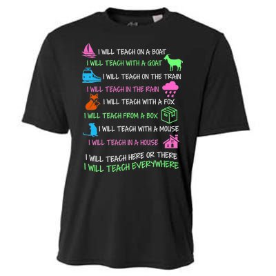 I Will Teach Everywhere Cooling Performance Crew T-Shirt