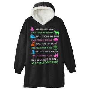 I Will Teach Everywhere Hooded Wearable Blanket