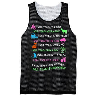 I Will Teach Everywhere Mesh Reversible Basketball Jersey Tank