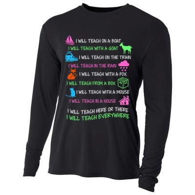 I Will Teach Everywhere Cooling Performance Long Sleeve Crew
