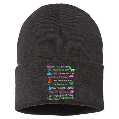 I Will Teach Everywhere Sustainable Knit Beanie