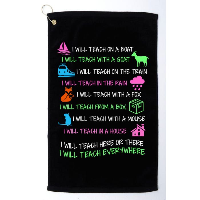 I Will Teach Everywhere Golf Towel