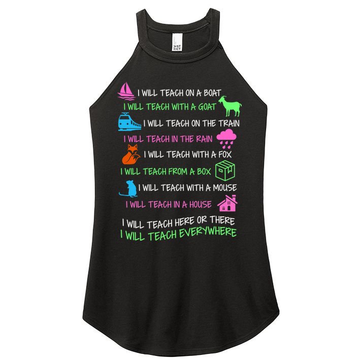 I Will Teach Everywhere Women's Perfect Tri Rocker Tank
