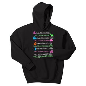 I Will Teach Everywhere Kids Hoodie