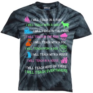 I Will Teach Everywhere Kids Tie-Dye T-Shirt