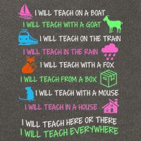 I Will Teach Everywhere Cotton Canvas Backpack