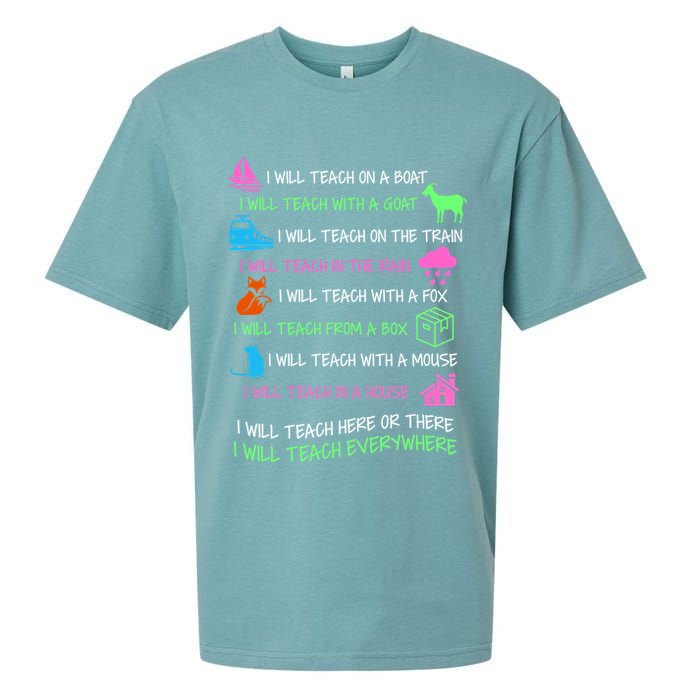 I Will Teach Everywhere Sueded Cloud Jersey T-Shirt