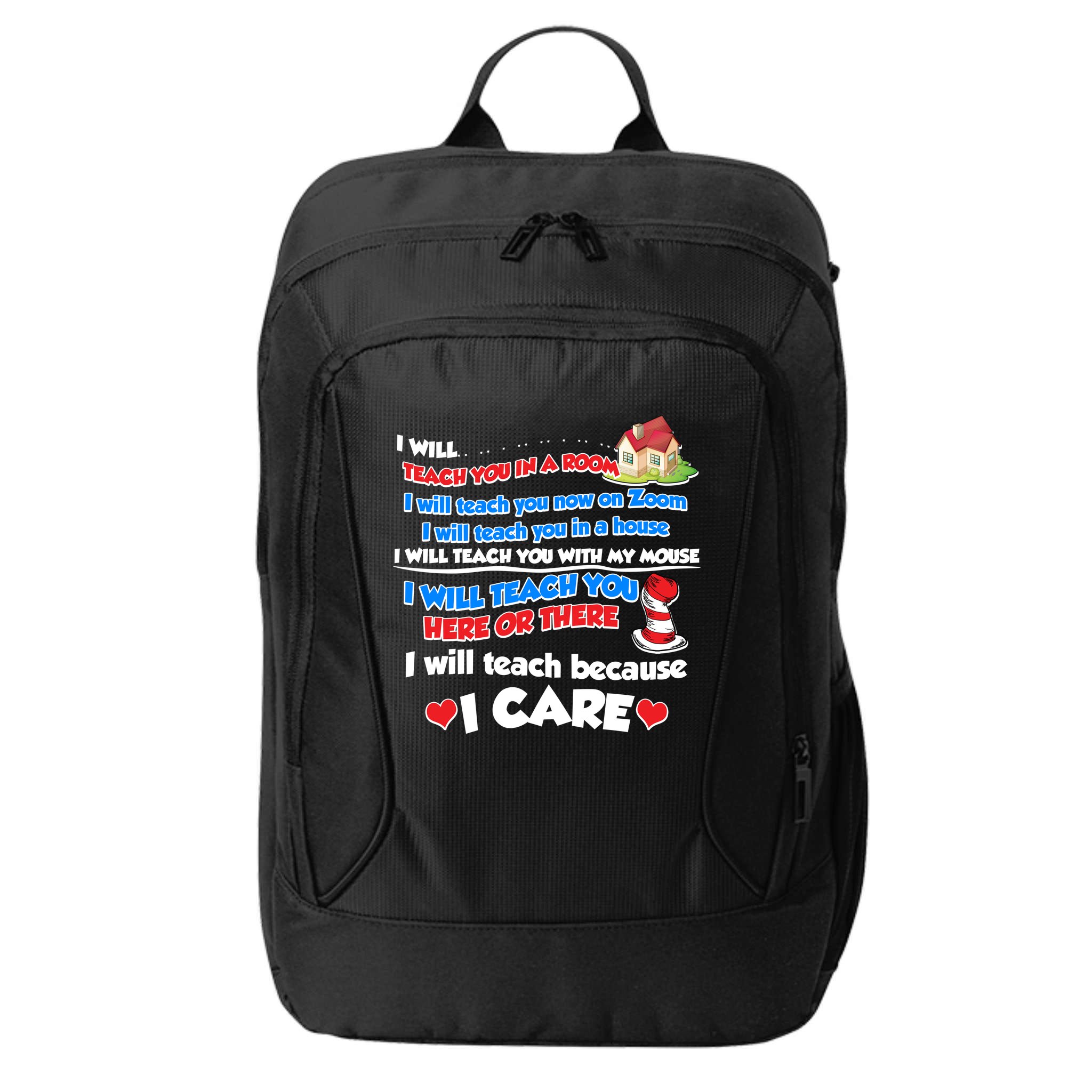 I Will Teach In A Room Now On Zoom Quarantine City Backpack