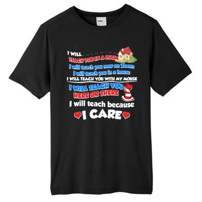 I Will Teach In A Room Now On Zoom Quarantine Tall Fusion ChromaSoft Performance T-Shirt