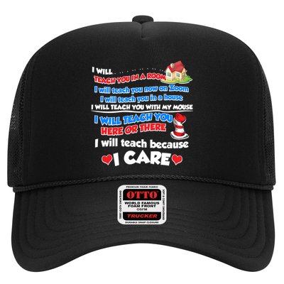 I Will Teach In A Room Now On Zoom Quarantine Trucker Hat