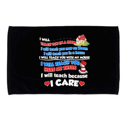 I Will Teach In A Room Now On Zoom Quarantine Microfiber Hand Towel