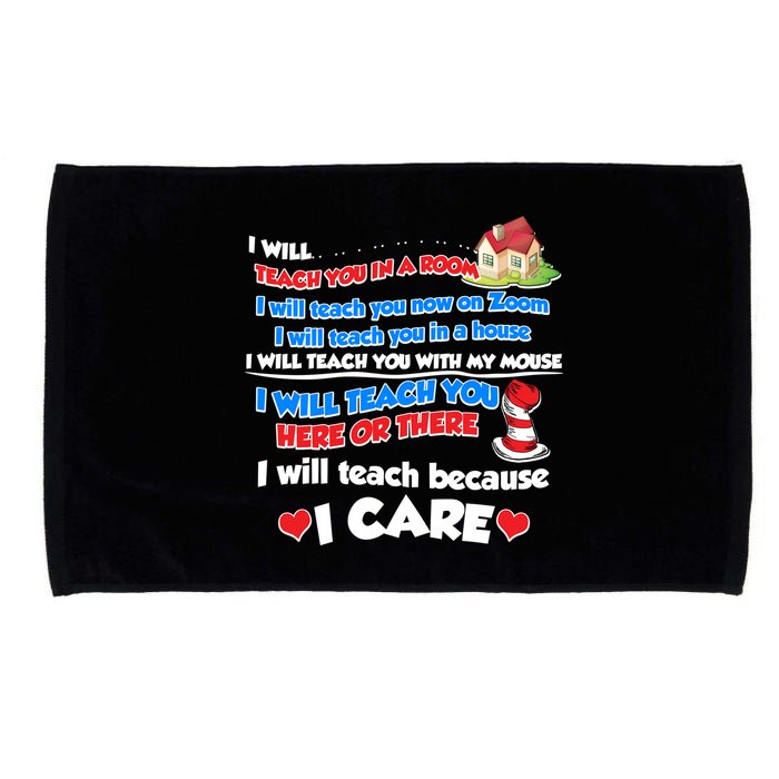 I Will Teach In A Room Now On Zoom Quarantine Microfiber Hand Towel