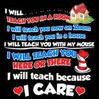 I Will Teach In A Room Now On Zoom Quarantine Cropped Pullover Crew