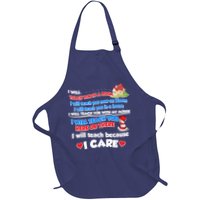 I Will Teach In A Room Now On Zoom Quarantine Full-Length Apron With Pockets