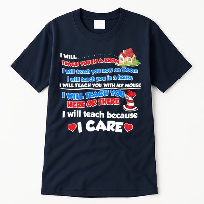 I Will Teach In A Room Now On Zoom Quarantine Tall T-Shirt