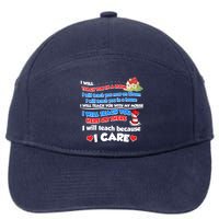 I Will Teach In A Room Now On Zoom Quarantine 7-Panel Snapback Hat