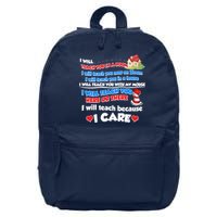 I Will Teach In A Room Now On Zoom Quarantine 16 in Basic Backpack