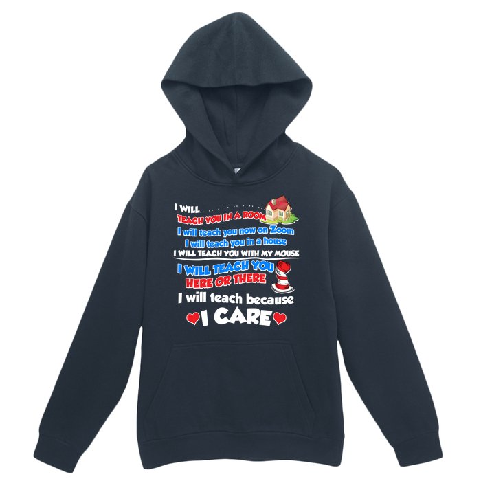 I Will Teach In A Room Now On Zoom Quarantine Urban Pullover Hoodie