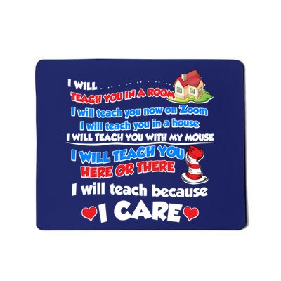 I Will Teach In A Room Now On Zoom Quarantine Mousepad