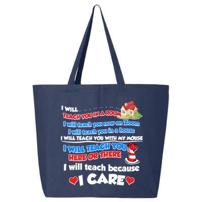 I Will Teach In A Room Now On Zoom Quarantine 25L Jumbo Tote