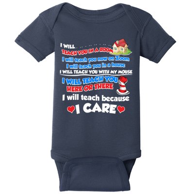 I Will Teach In A Room Now On Zoom Quarantine Baby Bodysuit