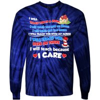 I Will Teach In A Room Now On Zoom Quarantine Tie-Dye Long Sleeve Shirt