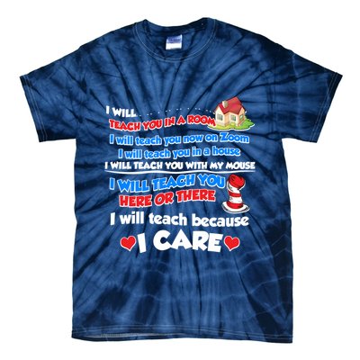 I Will Teach In A Room Now On Zoom Quarantine Tie-Dye T-Shirt