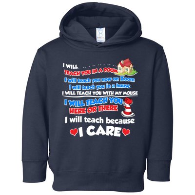 I Will Teach In A Room Now On Zoom Quarantine Toddler Hoodie