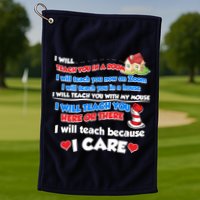 I Will Teach In A Room Now On Zoom Quarantine Golf Towel