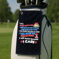 I Will Teach In A Room Now On Zoom Quarantine Golf Towel