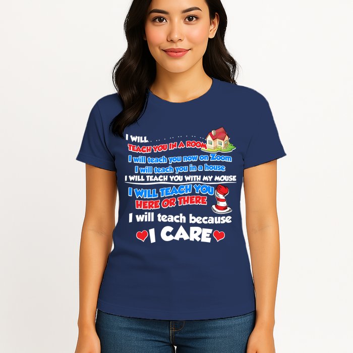 I Will Teach In A Room Now On Zoom Quarantine Womens T-Shirt