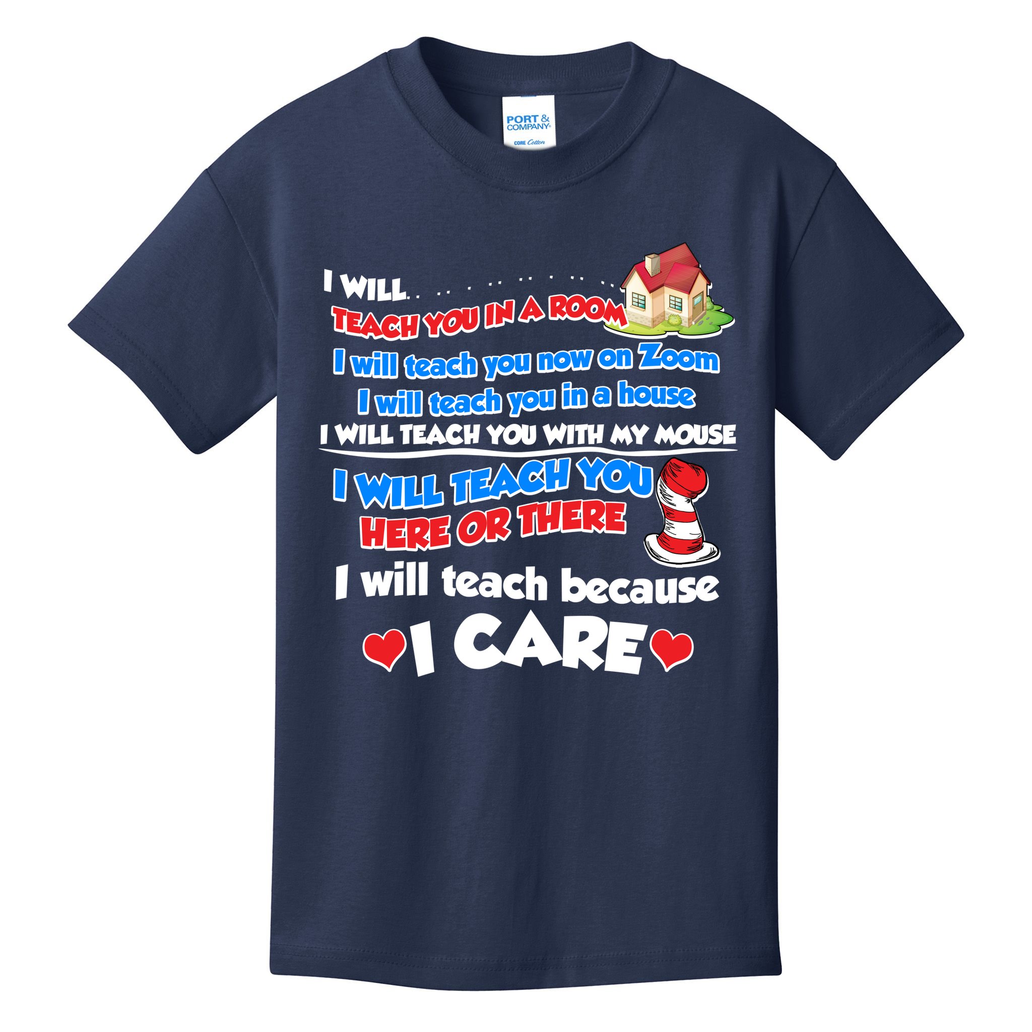 I Will Teach In A Room Now On Zoom Quarantine Kids T-Shirt