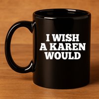 I Wish A Karen Would 11oz C Handle Ceramic Mug