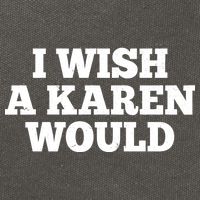 I Wish A Karen Would Cotton Canvas Backpack