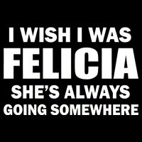 I Wish I Was Felicia Cropped Pullover Crew