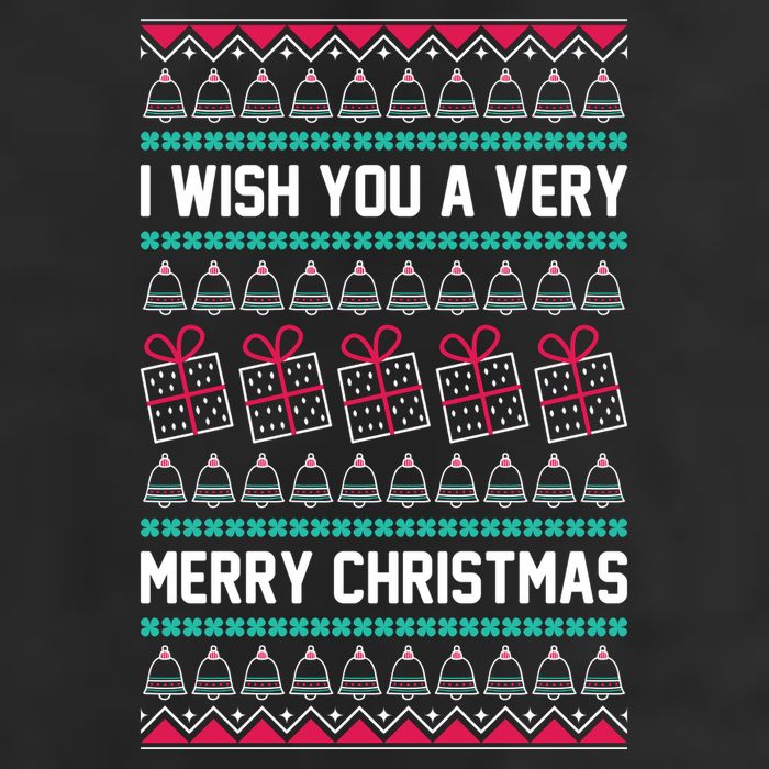 I Wish You A Very Merry Christmas Cute Ugly Sweater 11oz C Handle Ceramic Mug