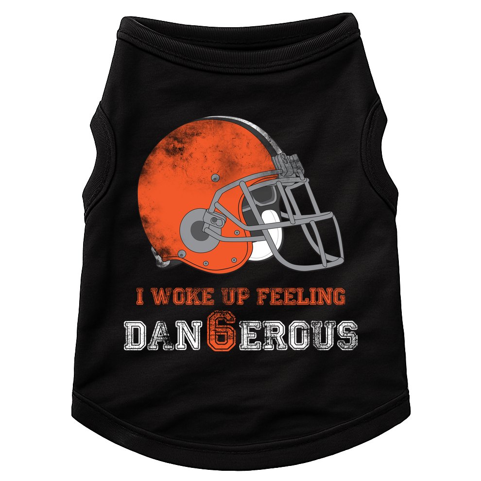 I Woke Up Feeling Dangerous Distressed Doggie Tank