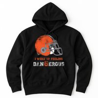 I Woke Up Feeling Dangerous Distressed Hoodie