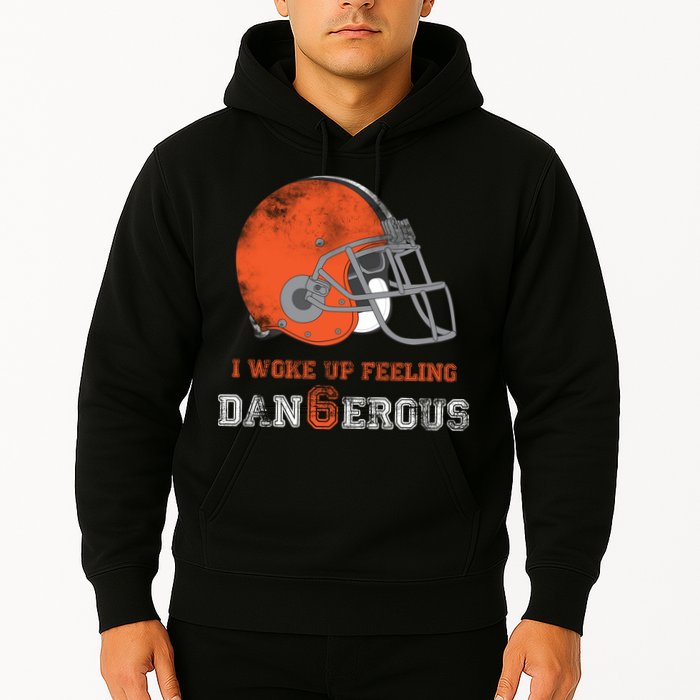 I Woke Up Feeling Dangerous Distressed Hoodie