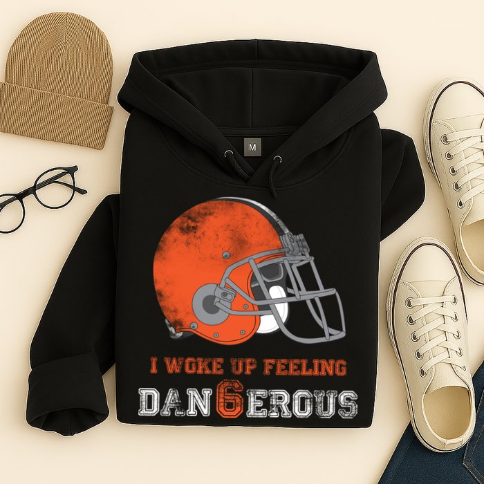 I Woke Up Feeling Dangerous Distressed Hoodie